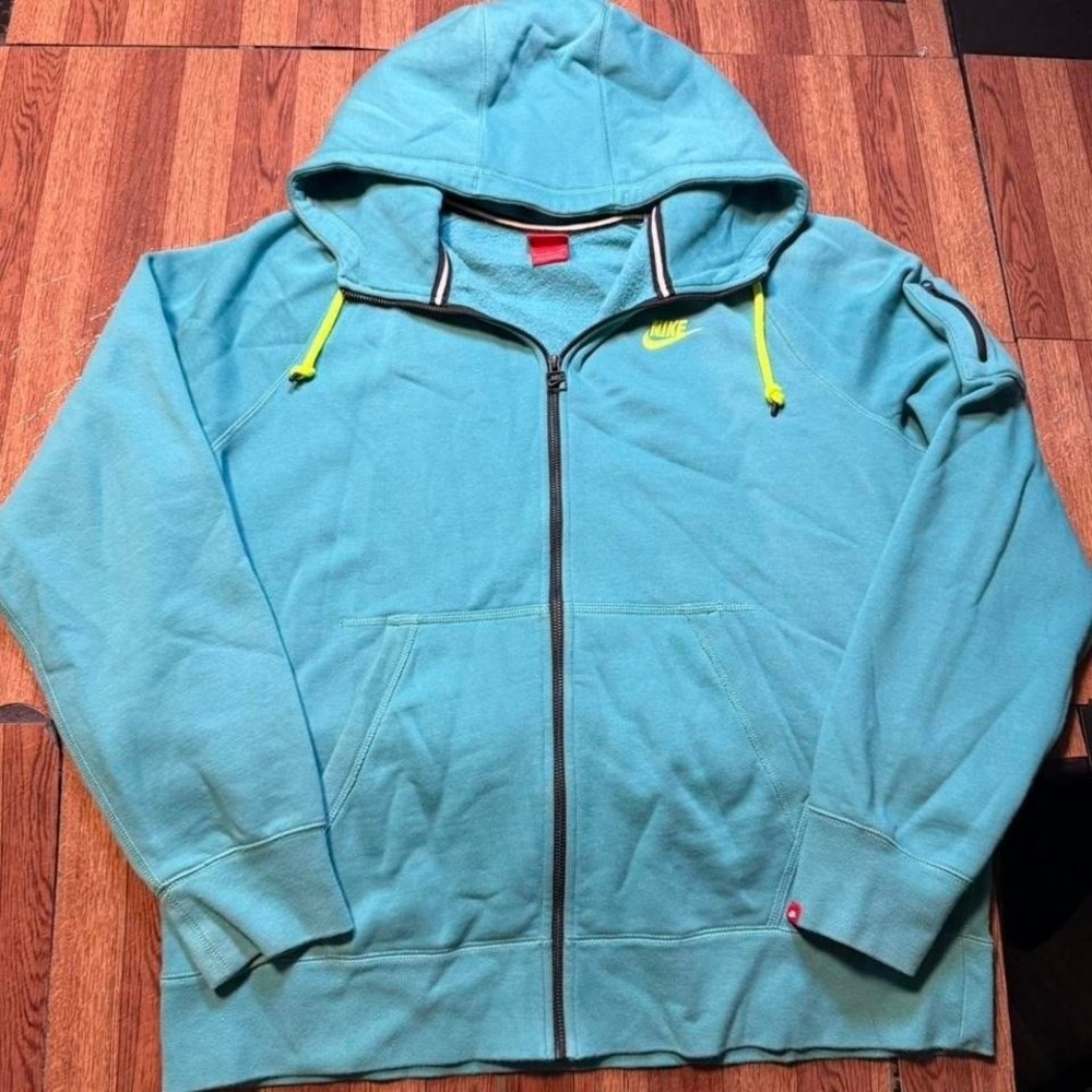 Nike Tech Fleece Men's Blue Retro Sportswear Zip Hoodie XL
